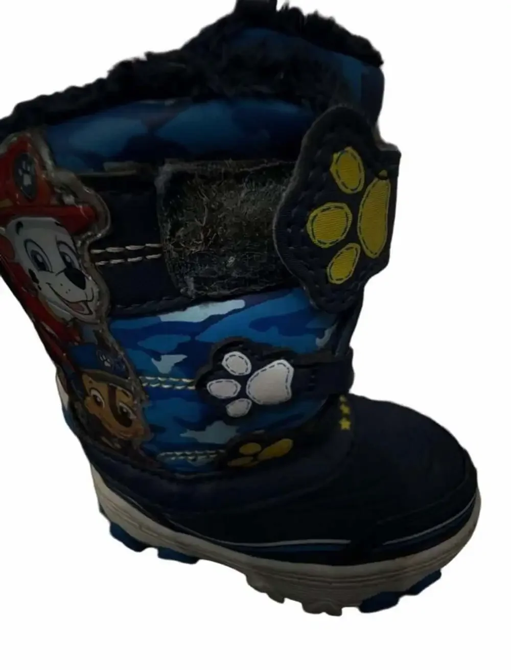 Paw Patrol Winter Boots Blue Navy Snow Boots Toddler